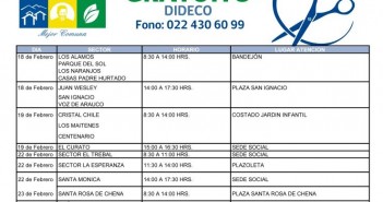 Corte de pelo escolar gratuito para Padre Hurtado